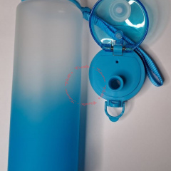 Trinkflasche Kunststoff ohne Sticker